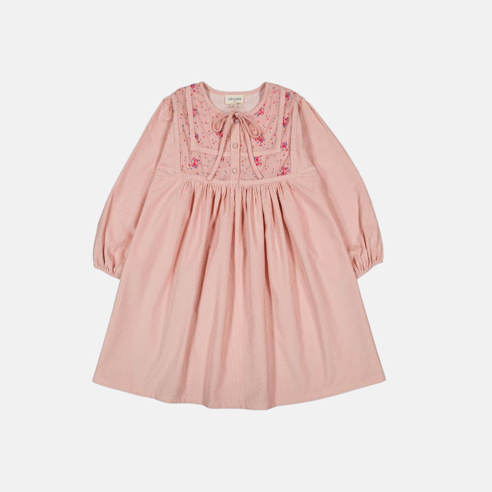Pink Corduroy Dress Big Dress
