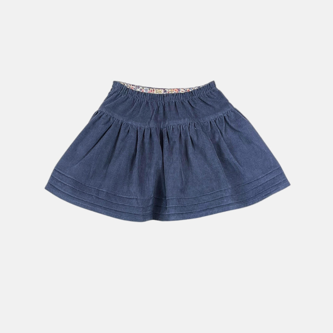 Blue skirt on a white background