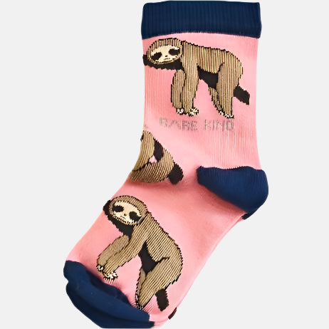 Bare Kind childrens socks made from bamboo - sloth print