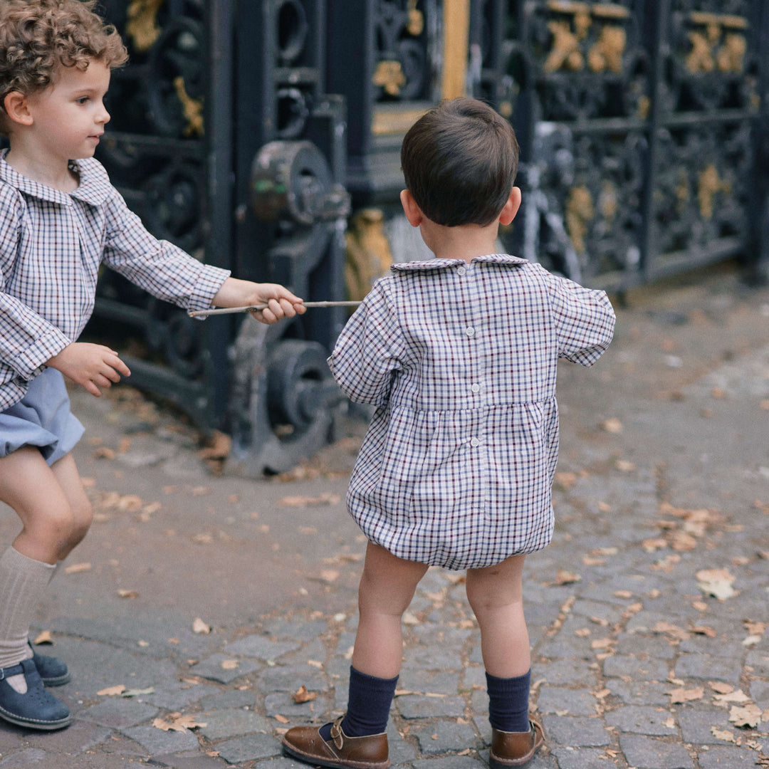 Gingham Romper