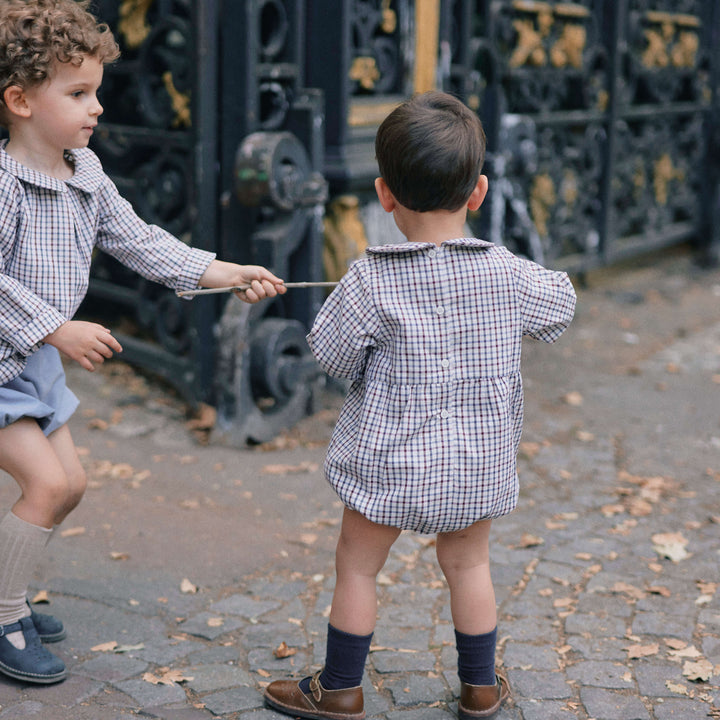 Gingham Romper