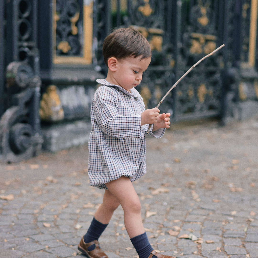 Gingham Romper