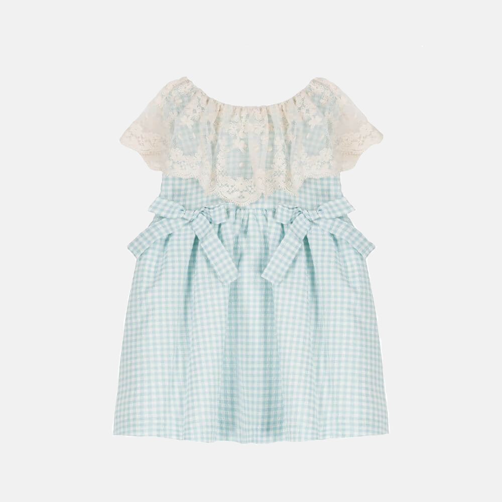 Mint Dress with Lace