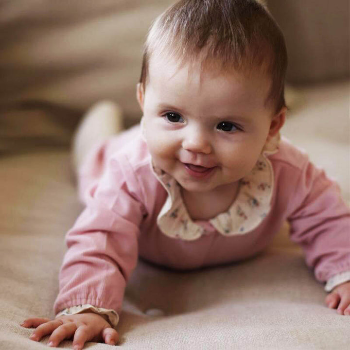 Pink Corduroy Romper
