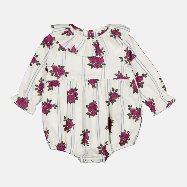 Peonies Romper Little Sister