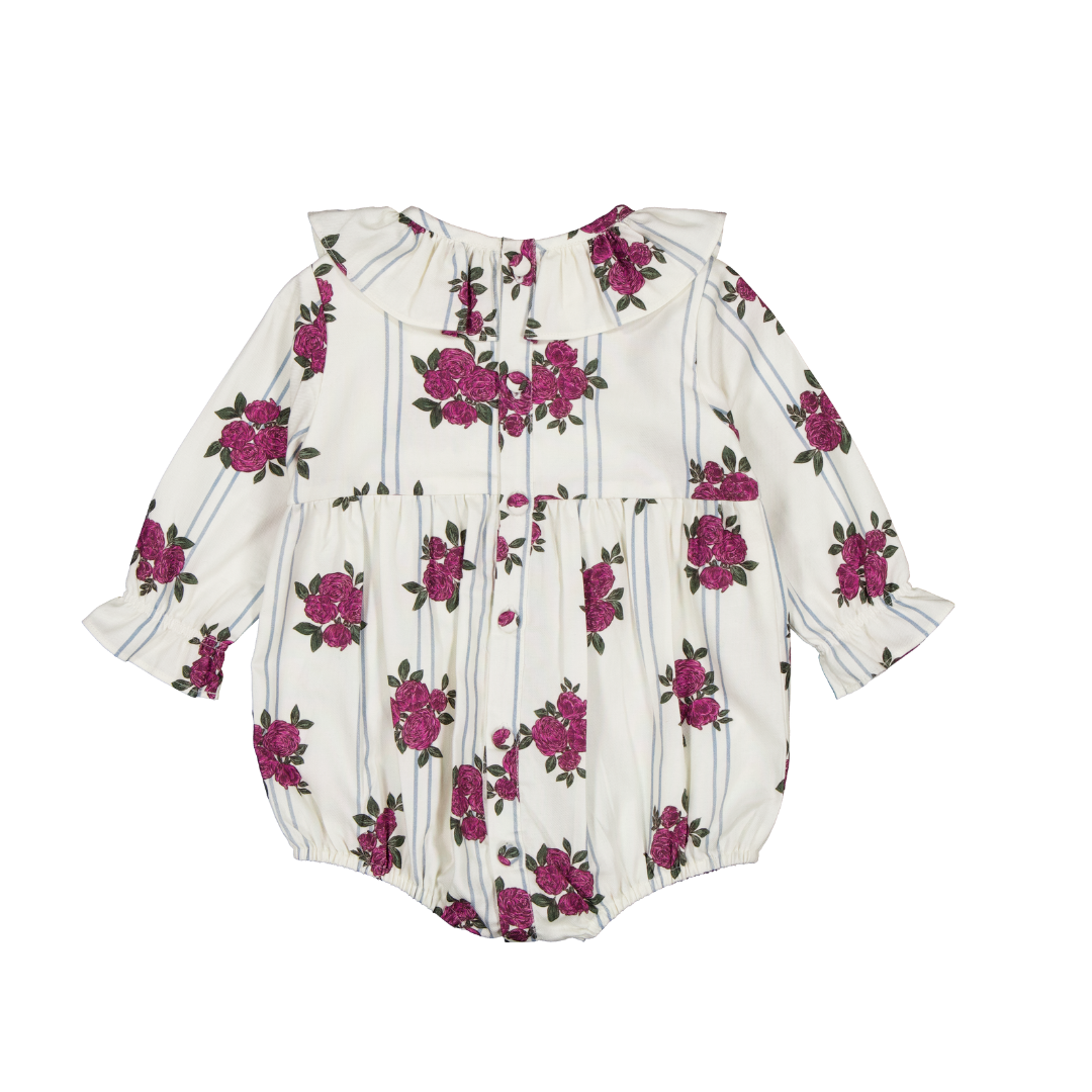 Peonies Romper Little Sister