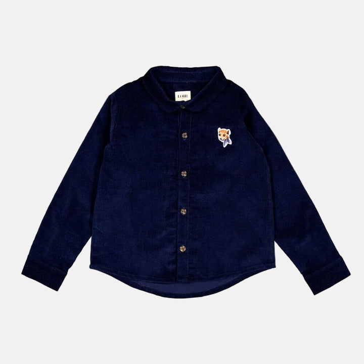 Navy Corduroy Shirt