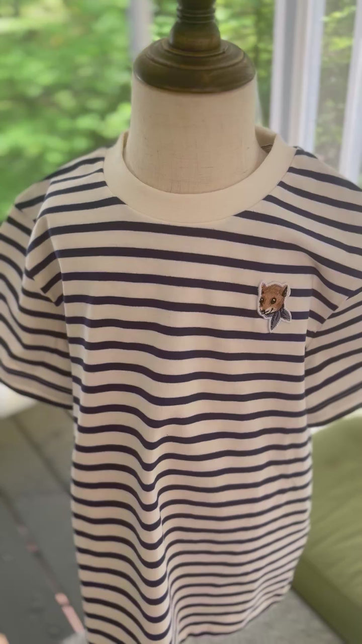 Blue stripes tee-shirt