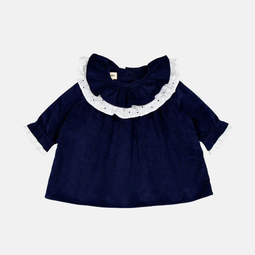Navy Corduroy Dress