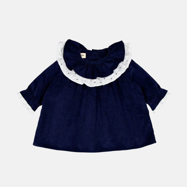 Navy Corduroy Dress