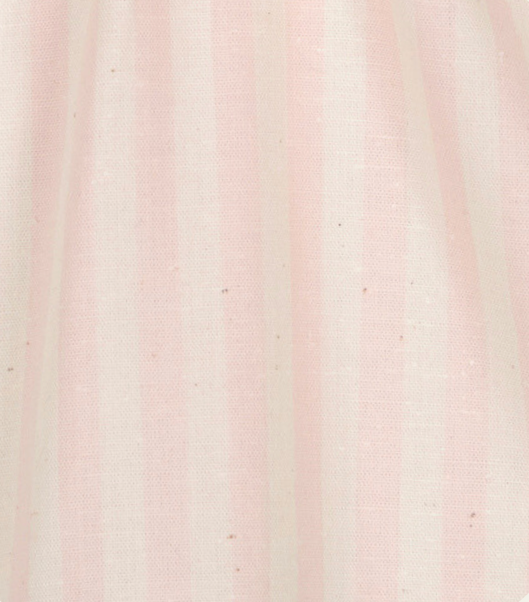 Sailor Collar Dress With Pink Stripes